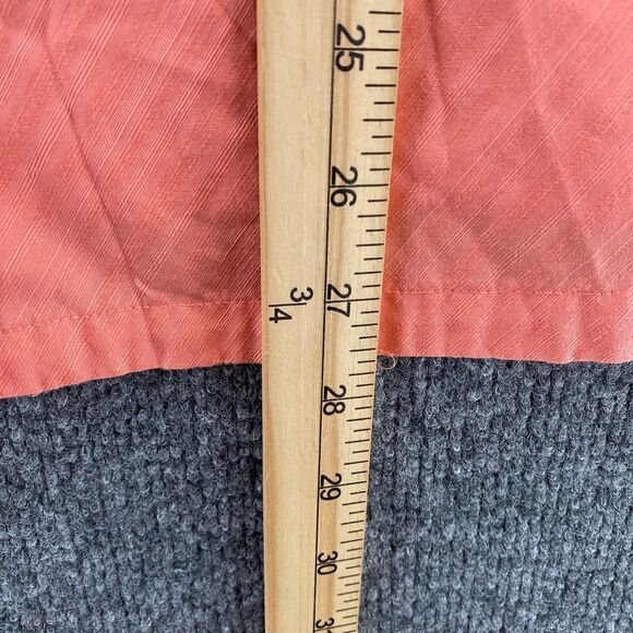 Talbots Blouse Top Womens 20W Orange Striped Button Up Long Sleeve Office Career - Picture 10 of 10